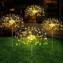Flor Garden - Led Solar - Fogos de Artifício [Decoração de Natal]