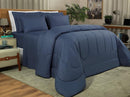 Edredom Queen 150 fios - Colore Indigo - Dui Design