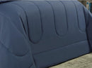 Edredom Queen 150 fios - Colore Indigo - Dui Design