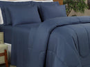 Edredom Queen 150 fios - Colore Indigo - Dui Design
